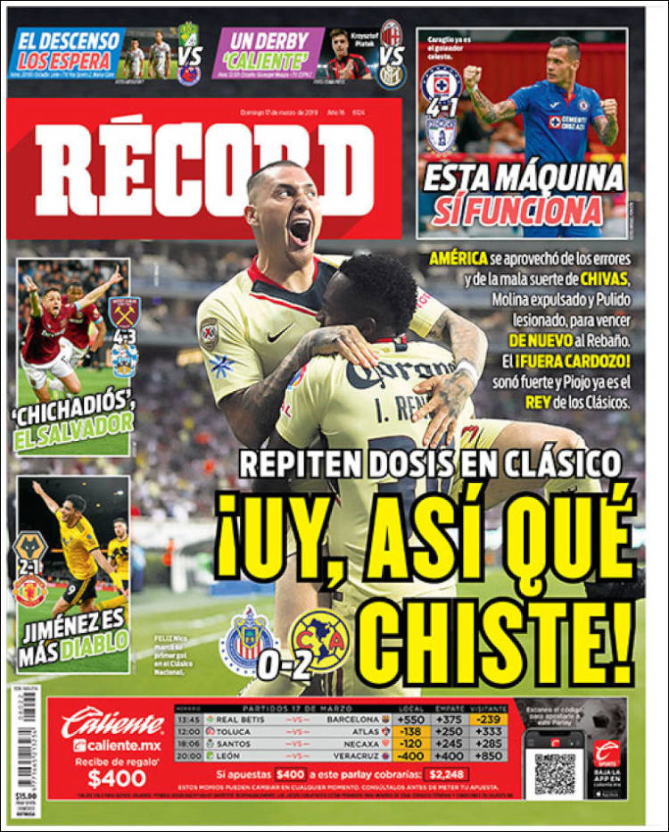 Récord de México.