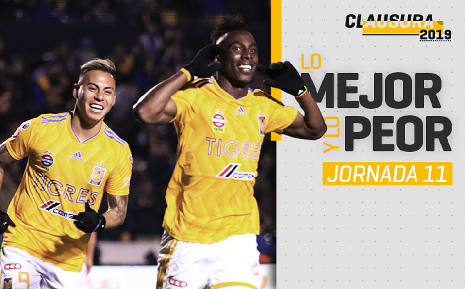 Resumen Jornada 11 del Clausura 2019 de Liga MX: Lo mejor y lo peor