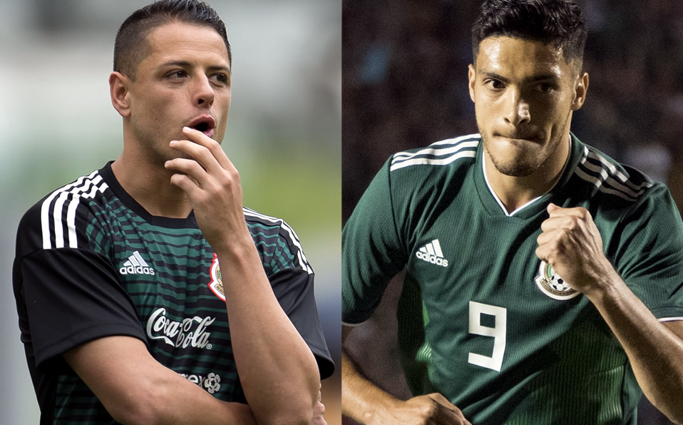 Javier Hernández y Raúl Jiménez (Mexsport)