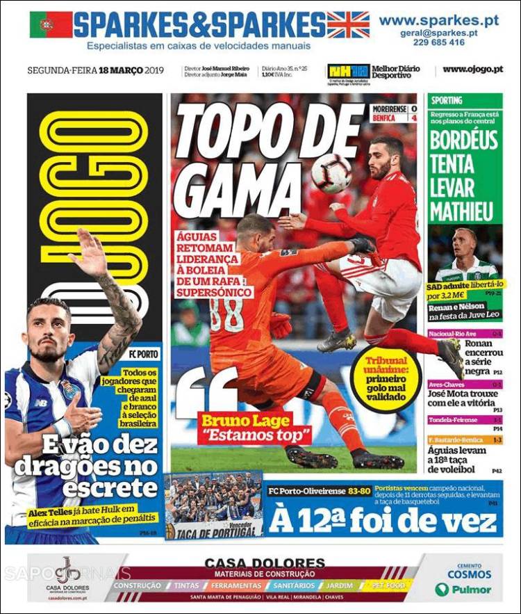 O Jogo de Portugal.