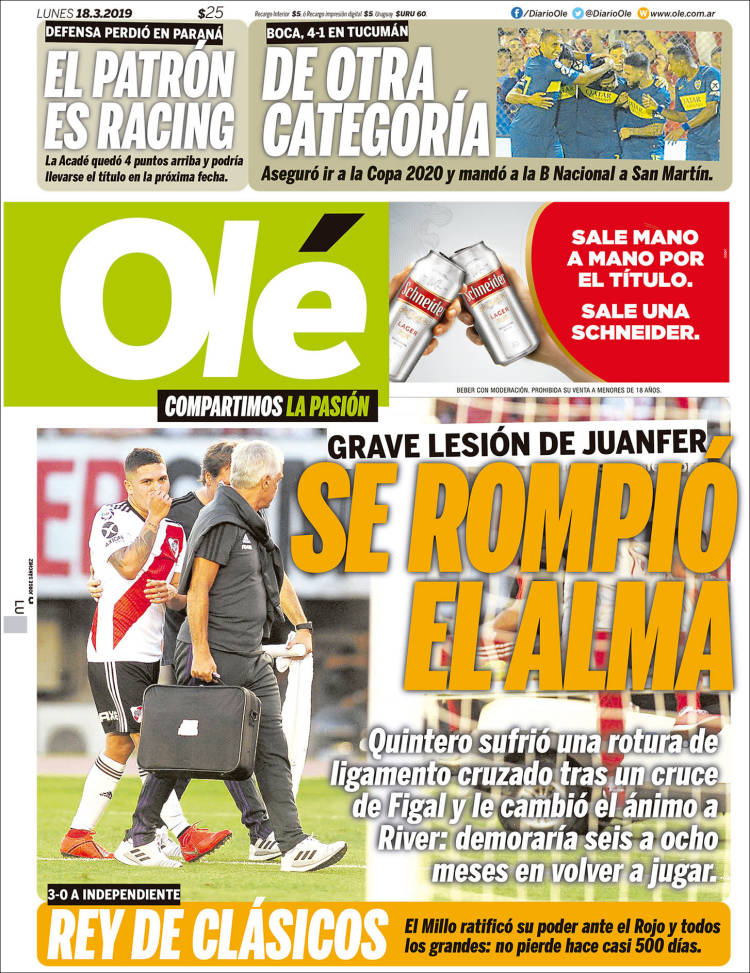 Ole de Argentina.