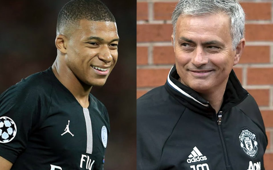 Mbappé y Mourinho (Getty)
