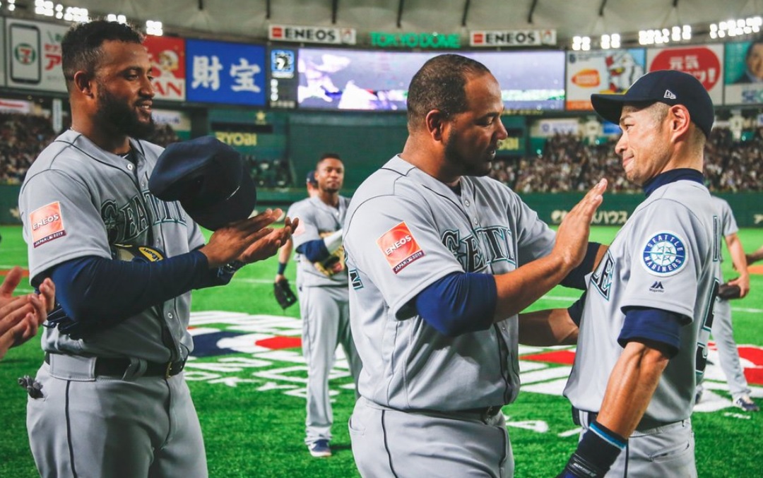 Ichiro Suzuki se despedió de sus compañeros de los Marineros de Seattle. Foto: Mariners