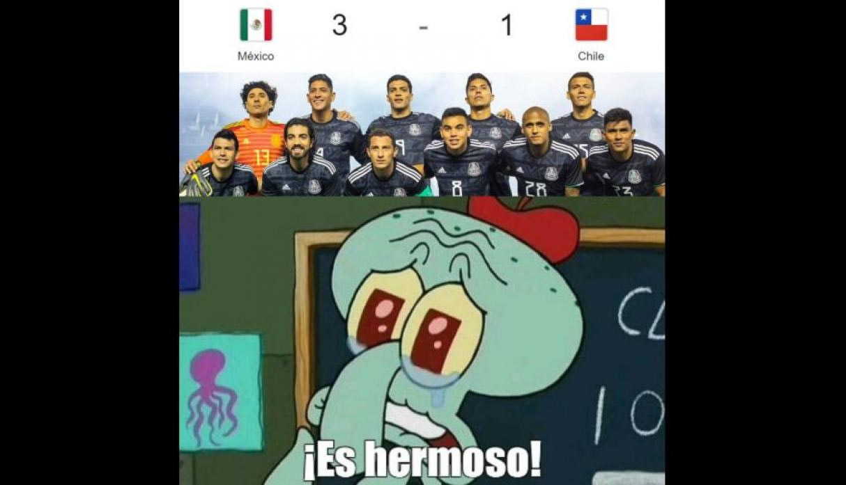MEMES: México 3-1 Chile