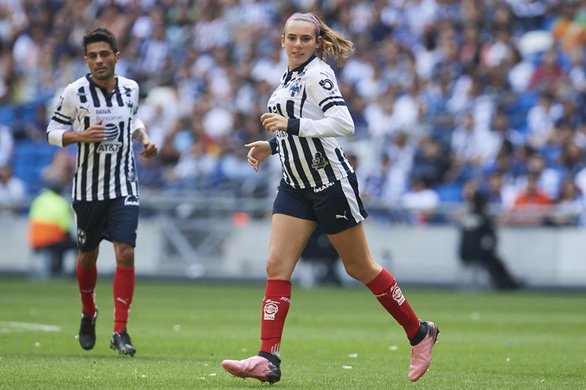 Pamela Verdirame jugará el Clásico Regio Femenil el próximo lunes. (Foto: Rayadas)