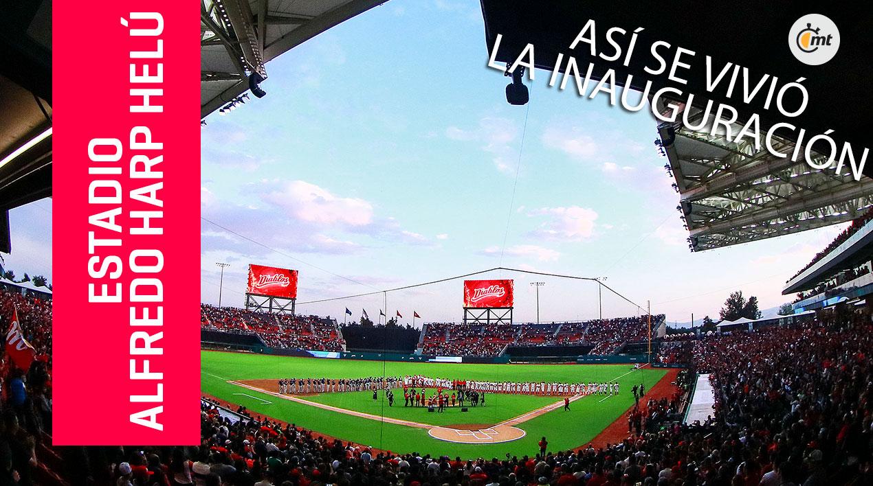 Así vivió la afición la inauguración del Estadio Alfredo Harp Helú.