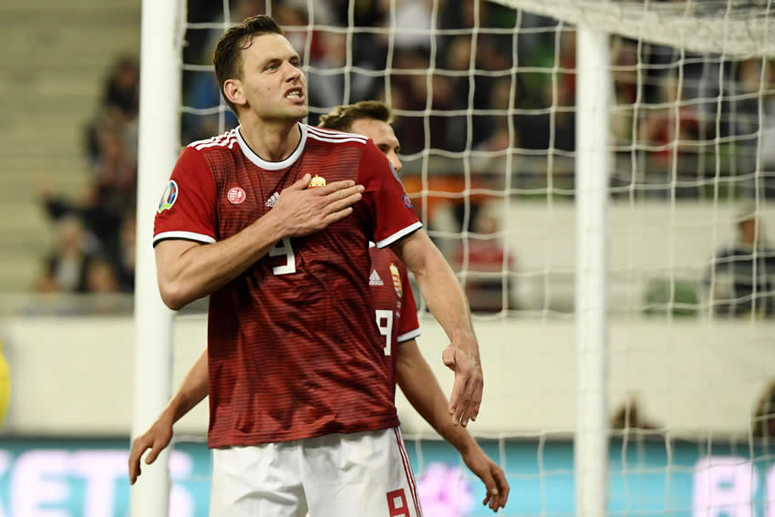 Ádám Szalai y Máté Pátkai marcaron los goles del triunfo de Hungría. (Foto: EFE)