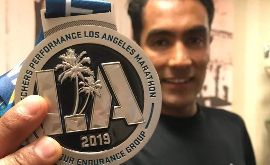 Juan Luis Barrios tuvo una gran actuación. (Foto: @ElegiCorrer)