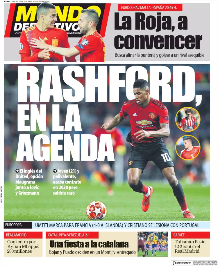 Las mejores portadas del mundo de los deportes.