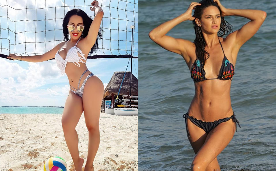México vs Paraguay, duelo de bellezas: Verónica Flores vs Leryn Franco