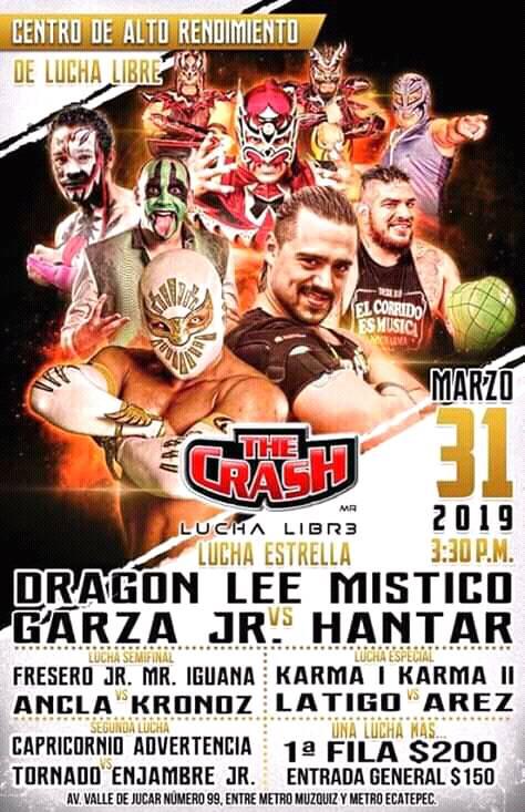 Carteleras de lucha libre del 27 de marzo al 2 de abril.