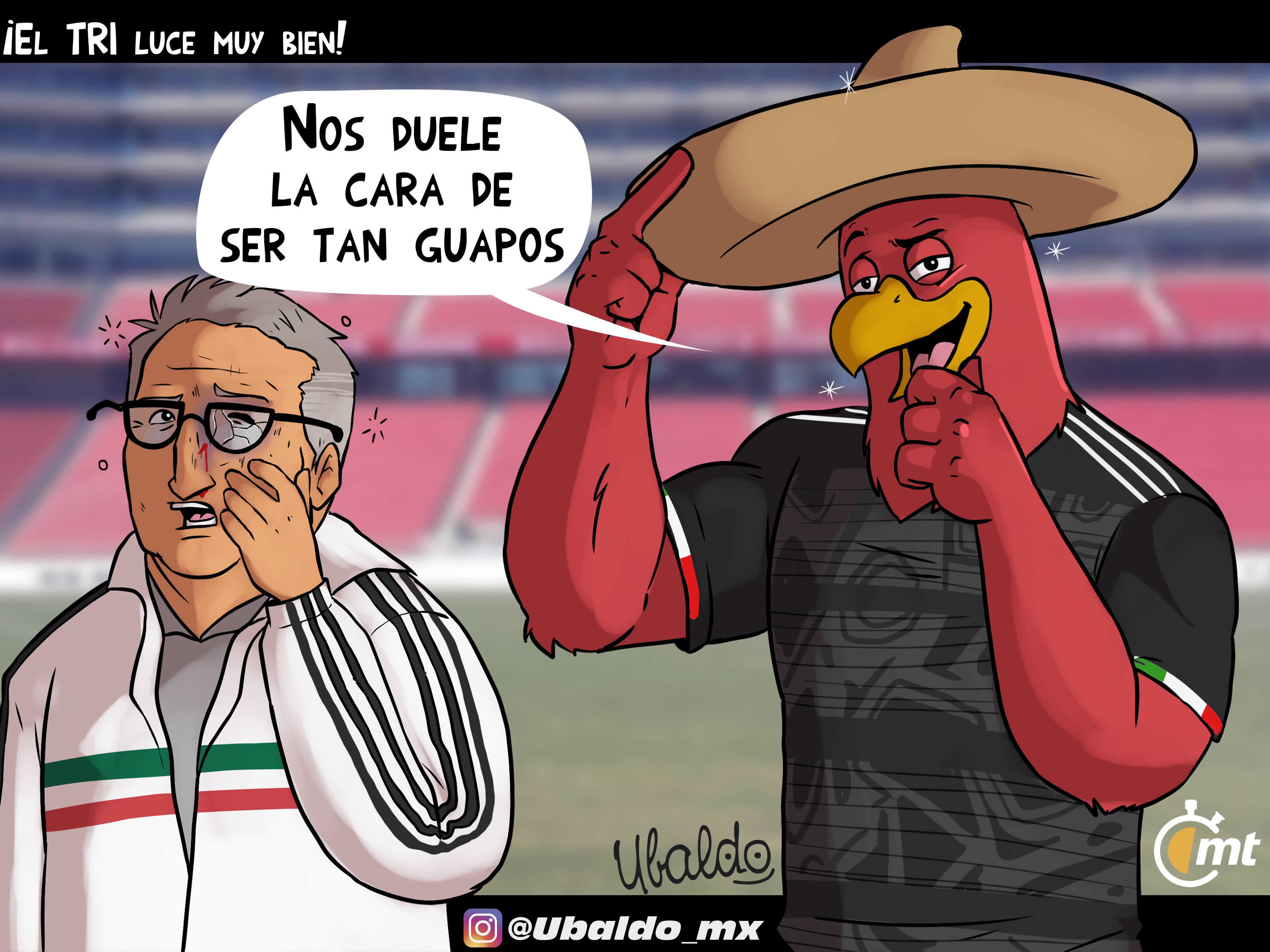 El Tri luce tan bien que hasta le duele la cara