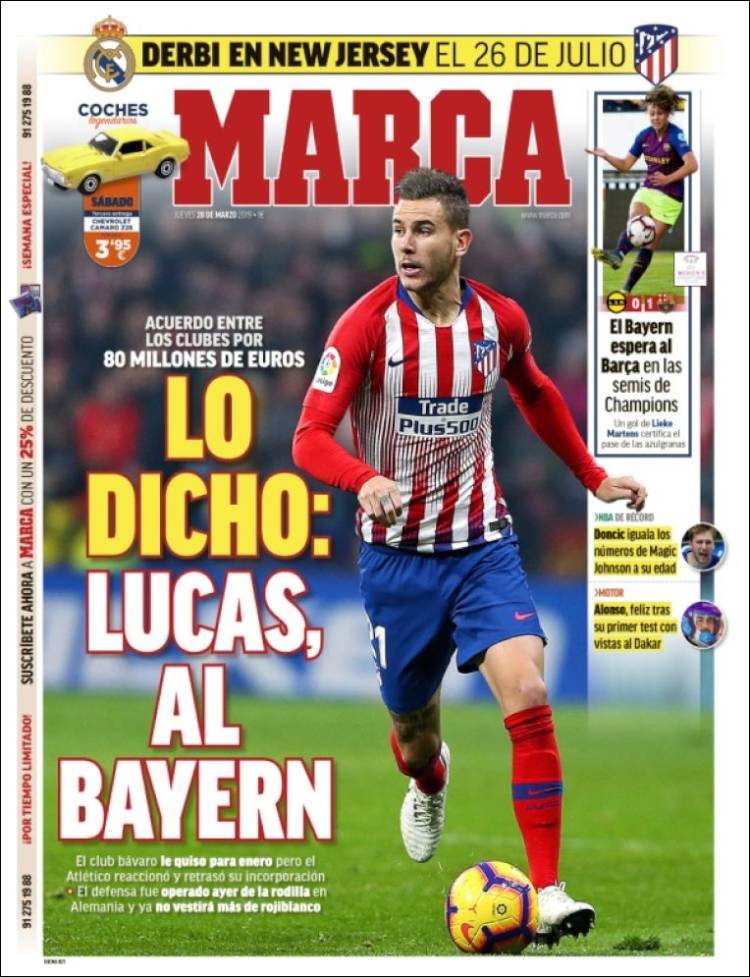 Las portadas más destacadas del mundo deportivo