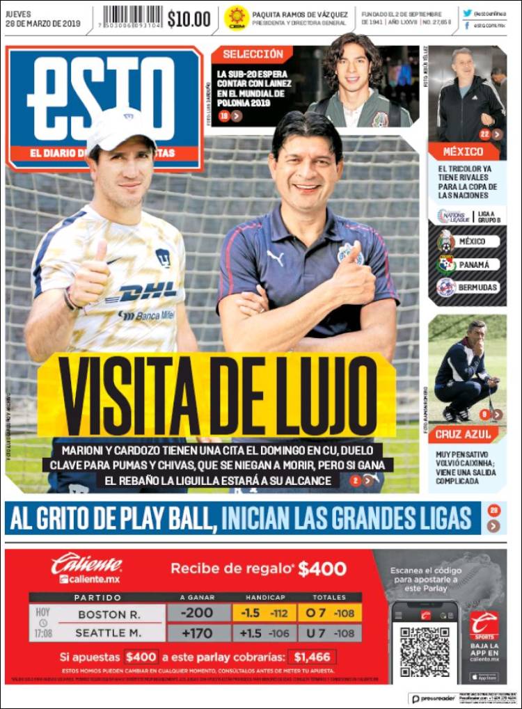 Las portadas más destacadas del mundo deportivo