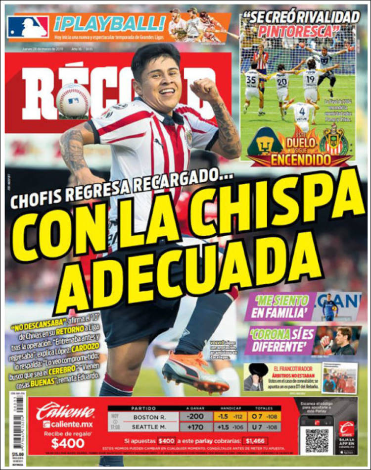 Las portadas más destacadas del mundo deportivo