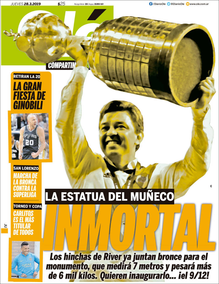 Las portadas más destacadas del mundo deportivo