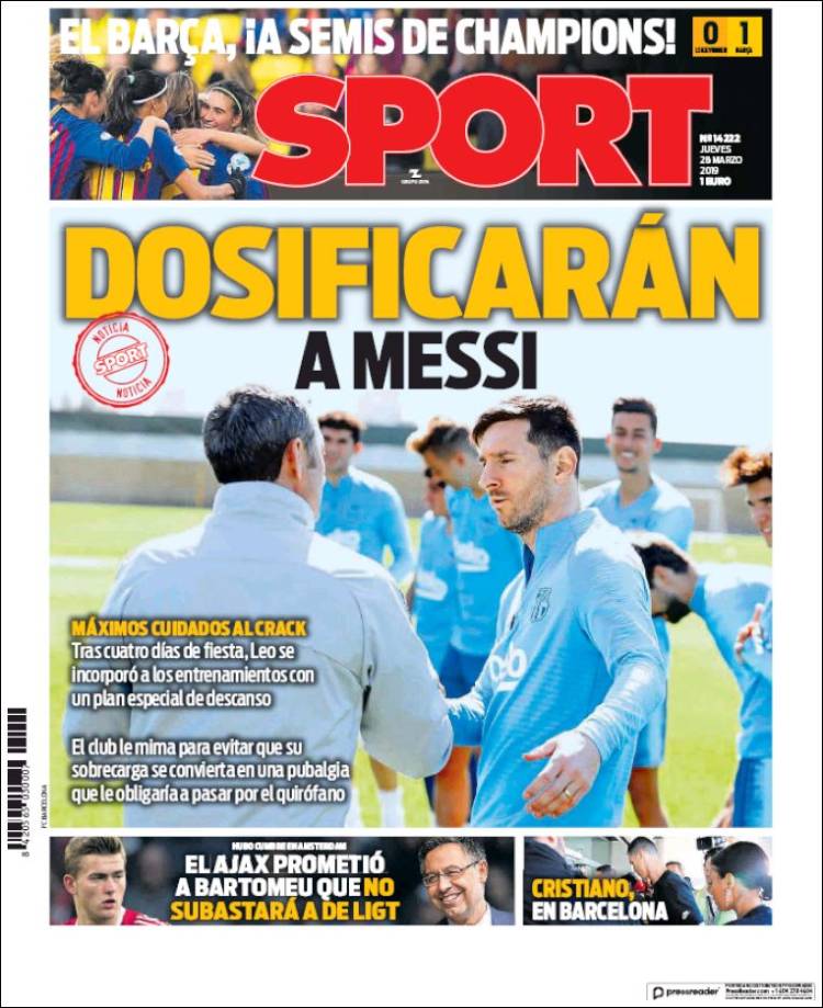 Las portadas más destacadas del mundo deportivo