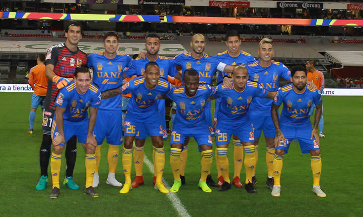 América venció 3-0 a Tigres en la cancha del Azteca,  su tercer triunfo consecutivo en Liga. (Foto: Imago7)