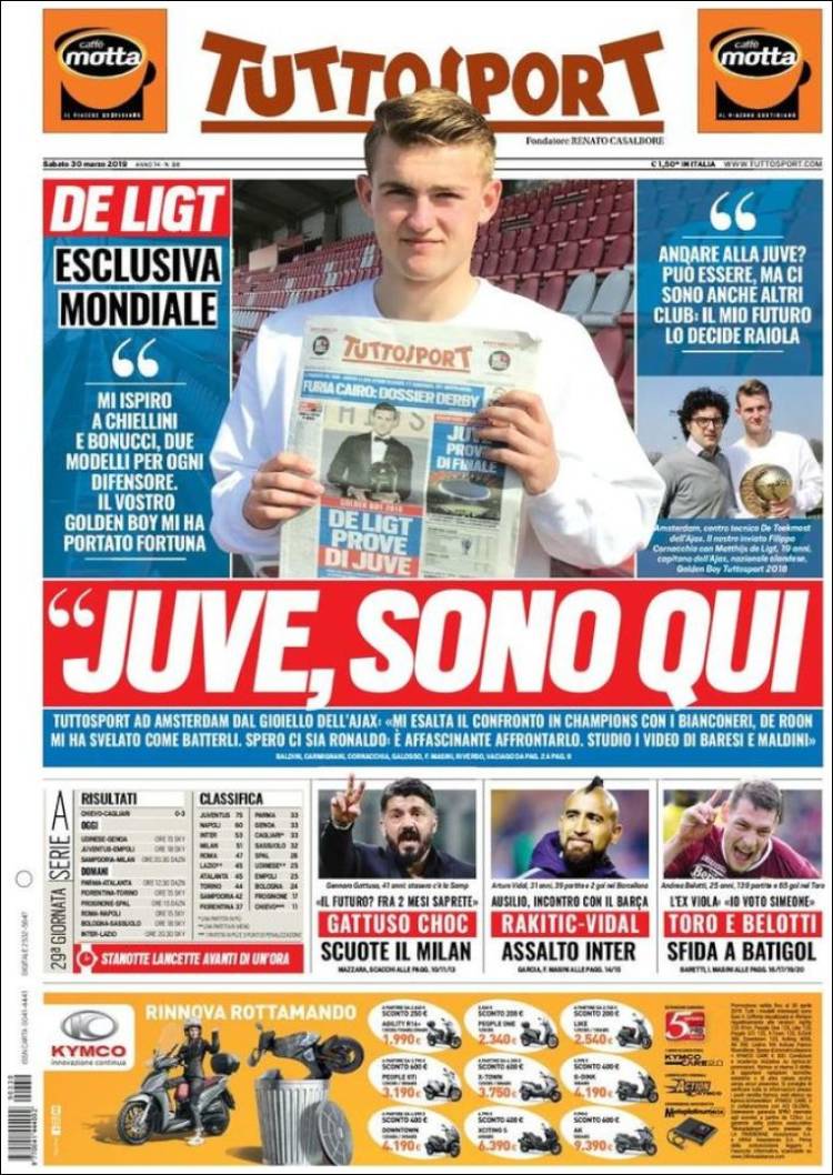 Tuttosport de Italia.