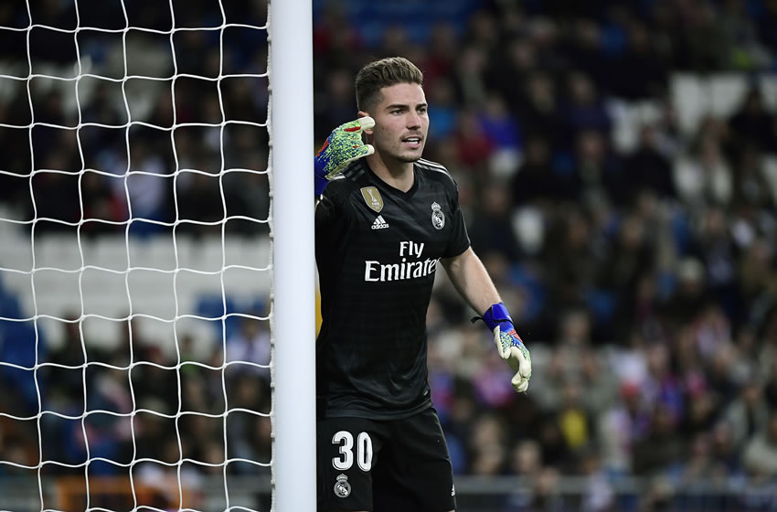 Luca Zidane debutó en La Liga el 19 de mayo del 2018 ante Villarreal. (AFP)