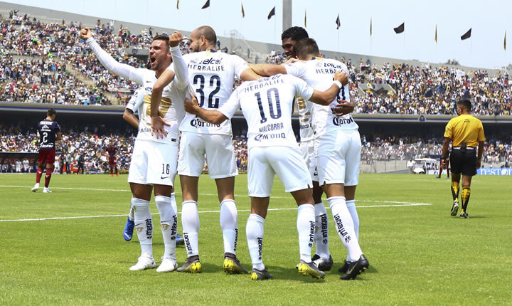 Pumas venció 2-1 a Chivas en la Jornada 12 del Clausura 2019 de la Liga MX. (Foto: Imago7)