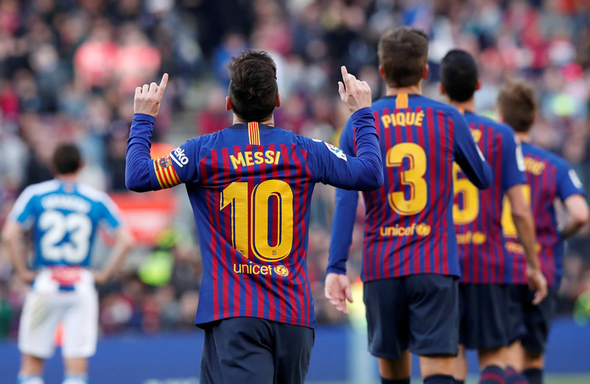 En la lista también está Piqué, quien recibe 27 millones. (Foto: Reuters)