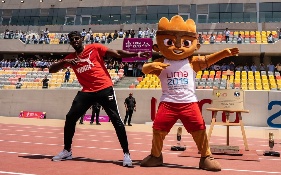 Bolt fue el primero en corren dentro de la pista de los Panamericanos 2019. (Foto: @usainbolt)