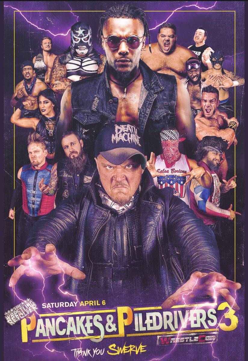Los eventos de lucha libre que se realizarán del 3 al 9 de abril.