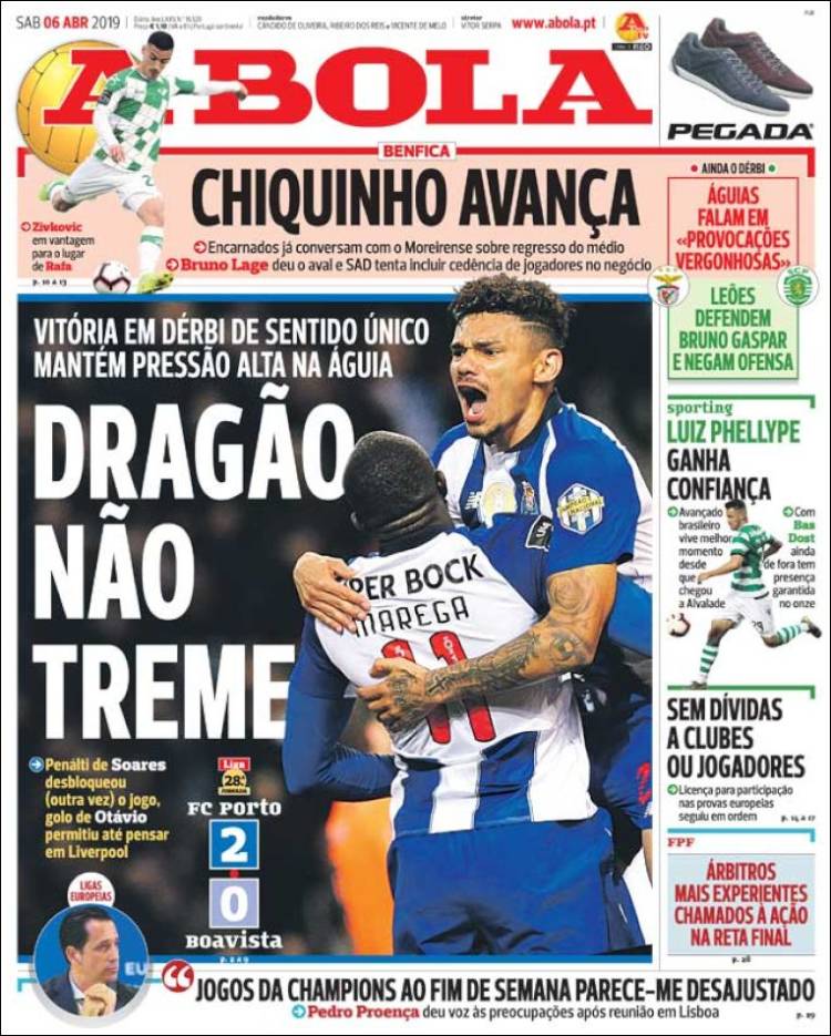 A Bola de Portugal.