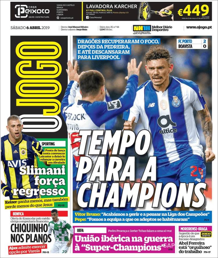 O Jogo de Portugal.