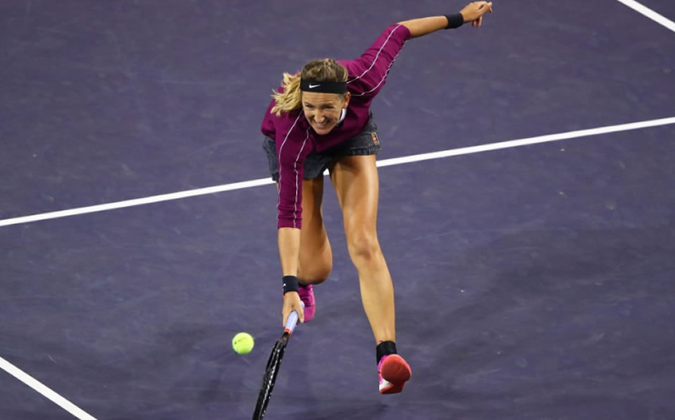 Azarenka en acción (Cortesía)