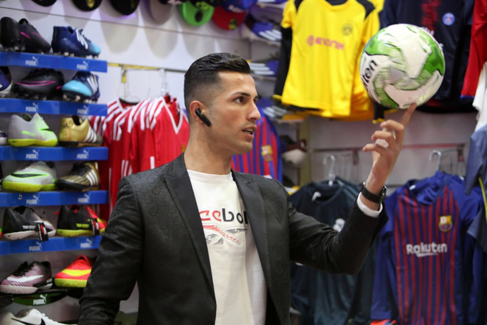 El 'Cristiano Ronaldo iraquí', Biwar Abdullah
