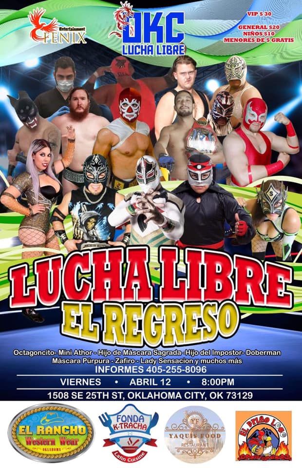 Carteleras de lucha libre del 10 al 16 de abril