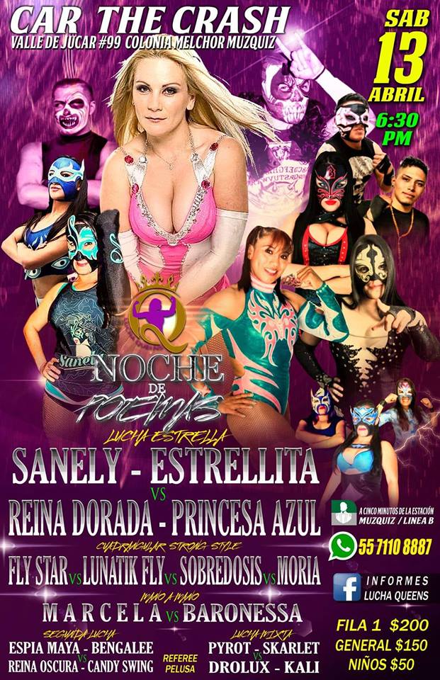 Carteleras de lucha libre del 10 al 16 de abril