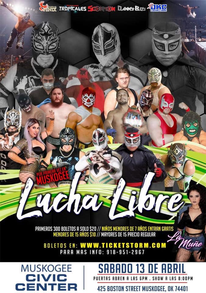Carteleras de lucha libre del 10 al 16 de abril