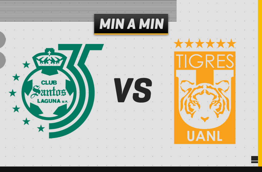 Santos vs. Tigres en Semifinal de Vuelta de la Concachampions. (Foto: Mediotiempo)