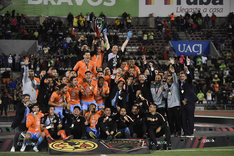 América se coronó en la Copa MX ante los Bravos de Ciudad Juárez.