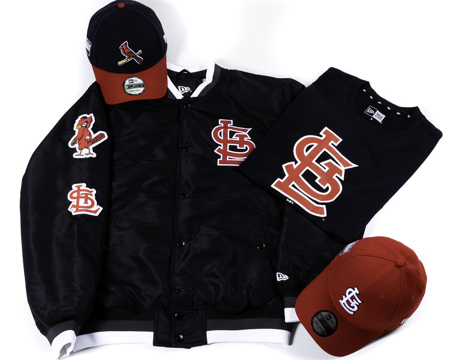 Colección New Era de gorras y ropa de la MLB Mexico Series, Reds vs Cardinals. Foto: New Era