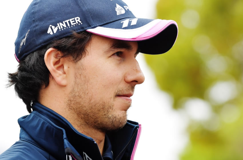 Checo firmó su vuelta más rápida en la primera práctica con 1:35.820 minutos.