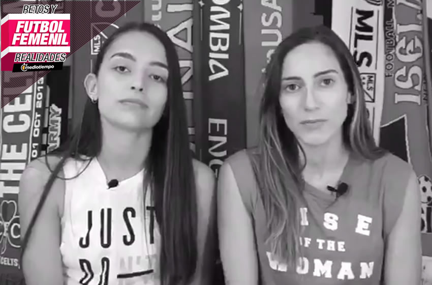 Isabella Echeverri y Melissa Ortiz denunciaron las irregularidades del futbol femenil colombiano.
