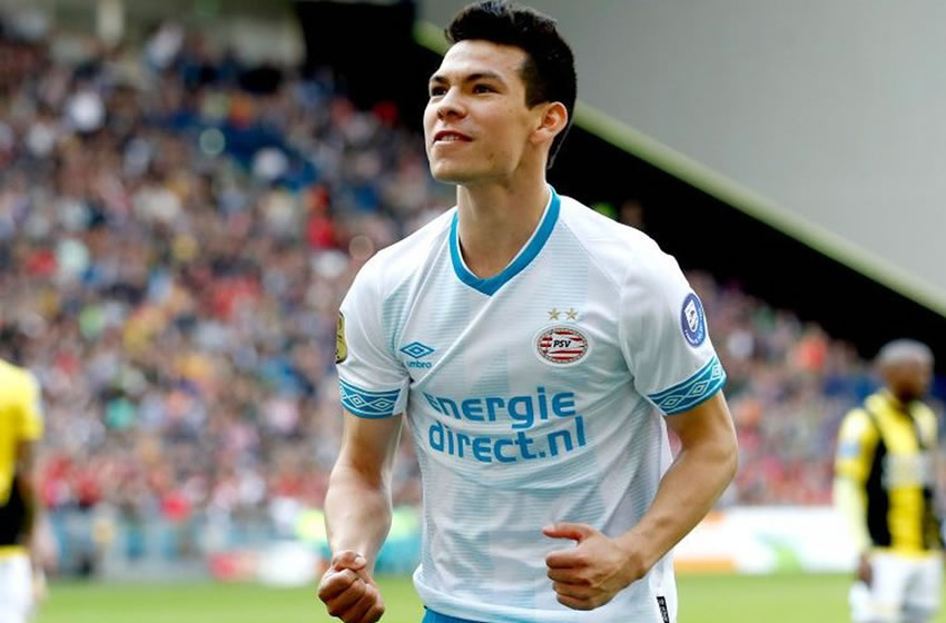 Chucky Lozano es el mexicano más efectivo en Europa. Foto: PSV