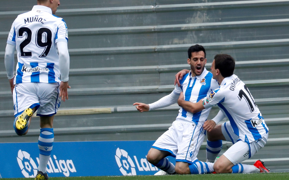 En el 1-1 ante Eibar, Juanmi hizo uno de los goles más rápidos en la historia de LaLiga. (Foto: EFE)