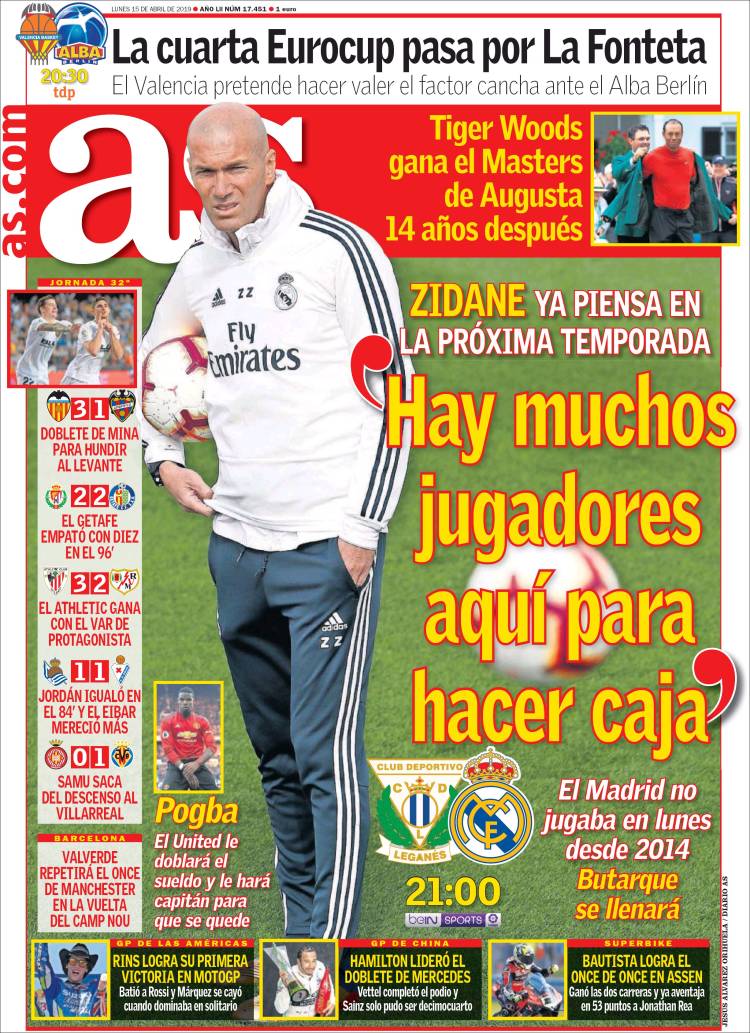 Portadas del mundo de los deportes en El PapelónMediotiempo