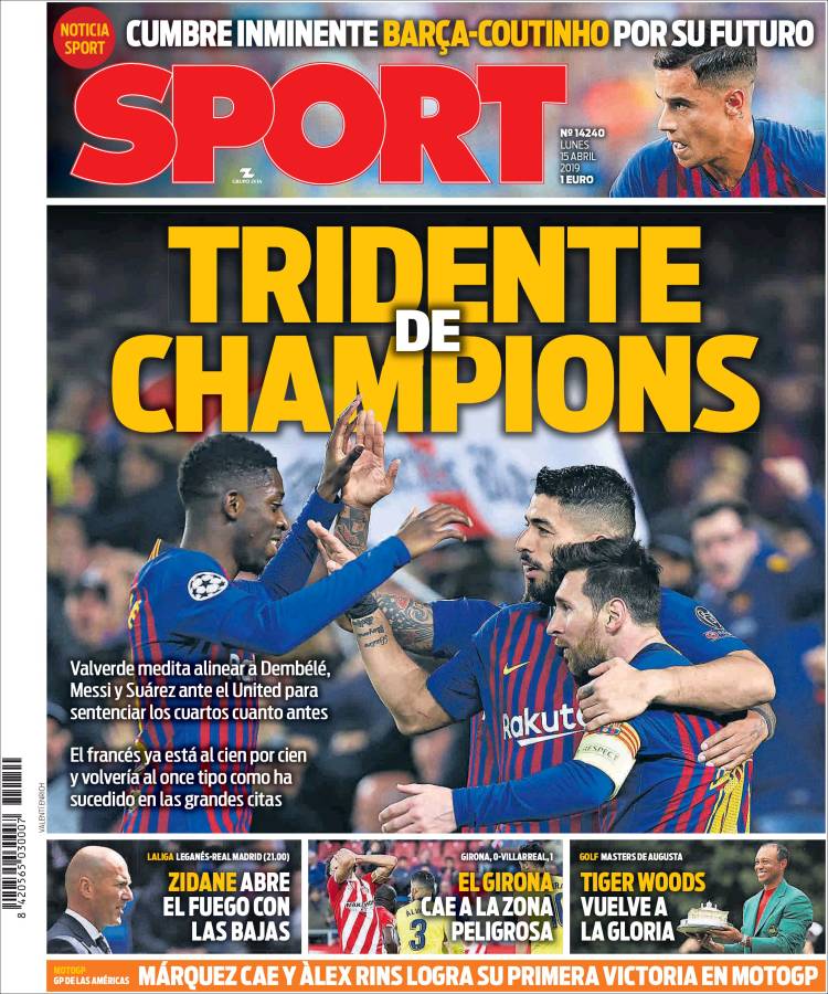 Las mejores portadas del mundo de los deportes.
