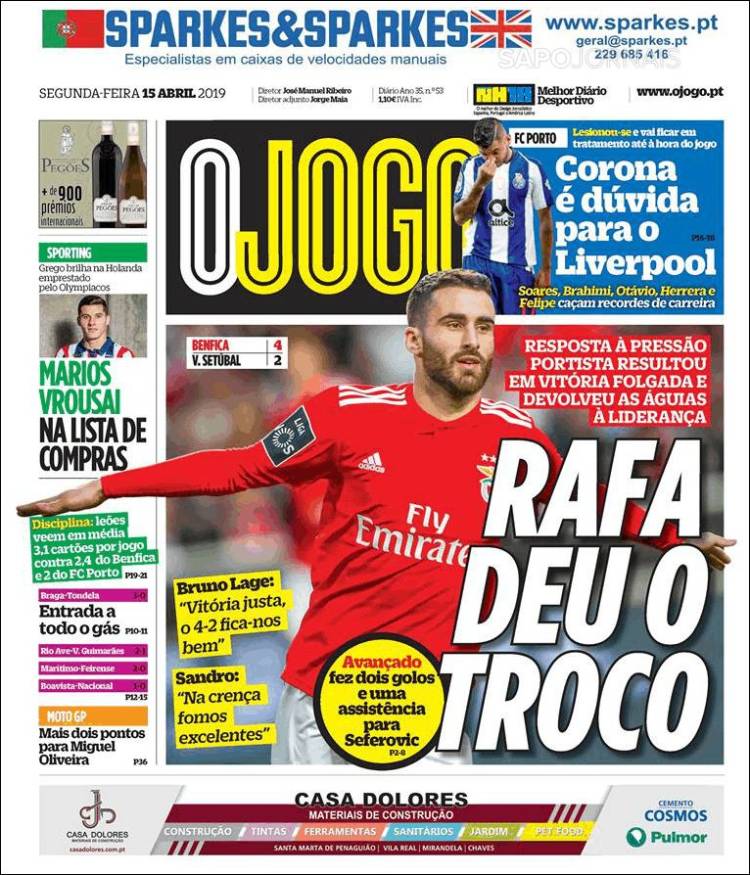 Las mejores portadas del mundo de los deportes.