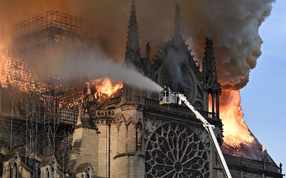 Notre Dame, el incendio en la Catedral (Notimex)