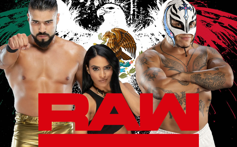 Andrade y Rey Mysterio fueron canjeados a RAW procedentes de SmackDown.