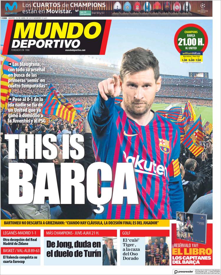 Las mejores portadas del mundo de los deportes.