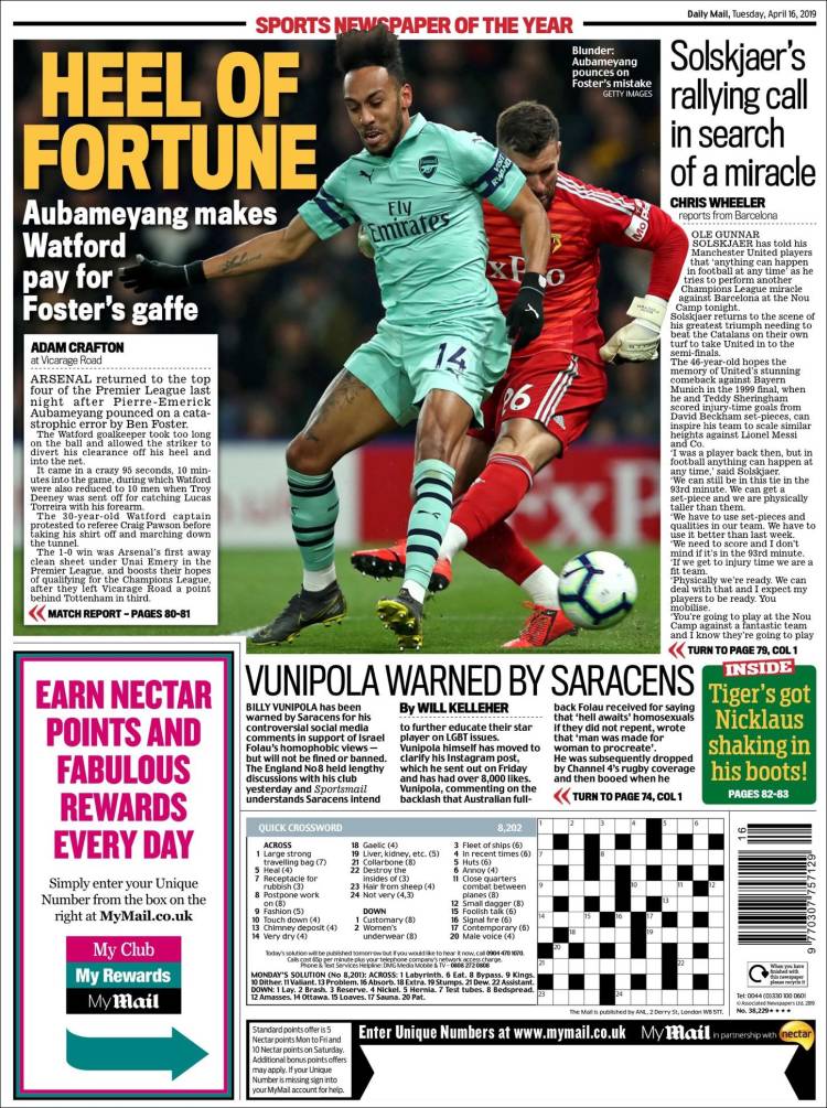 Las mejores portadas del mundo de los deportes.