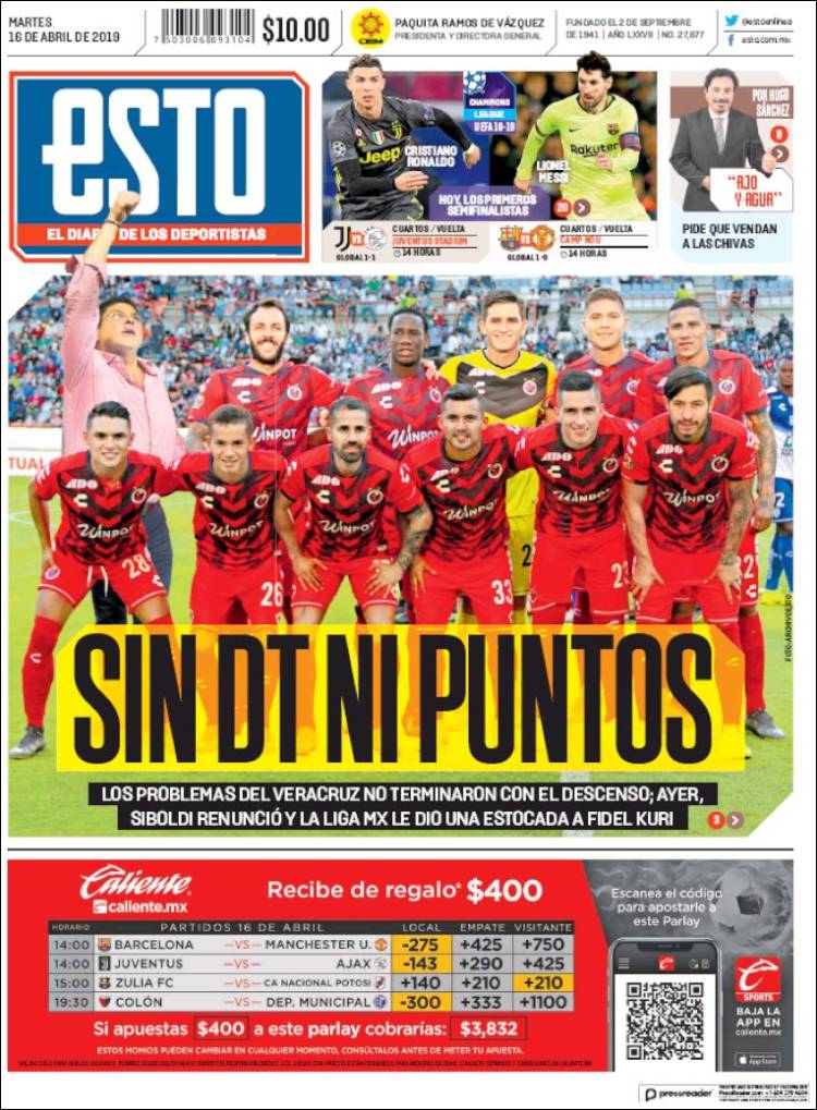 Las mejores portadas del mundo de los deportes.